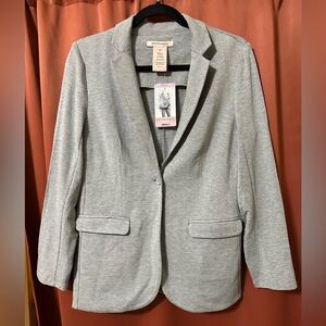 NWT Philosophy Grey Jersey Knit Blazer